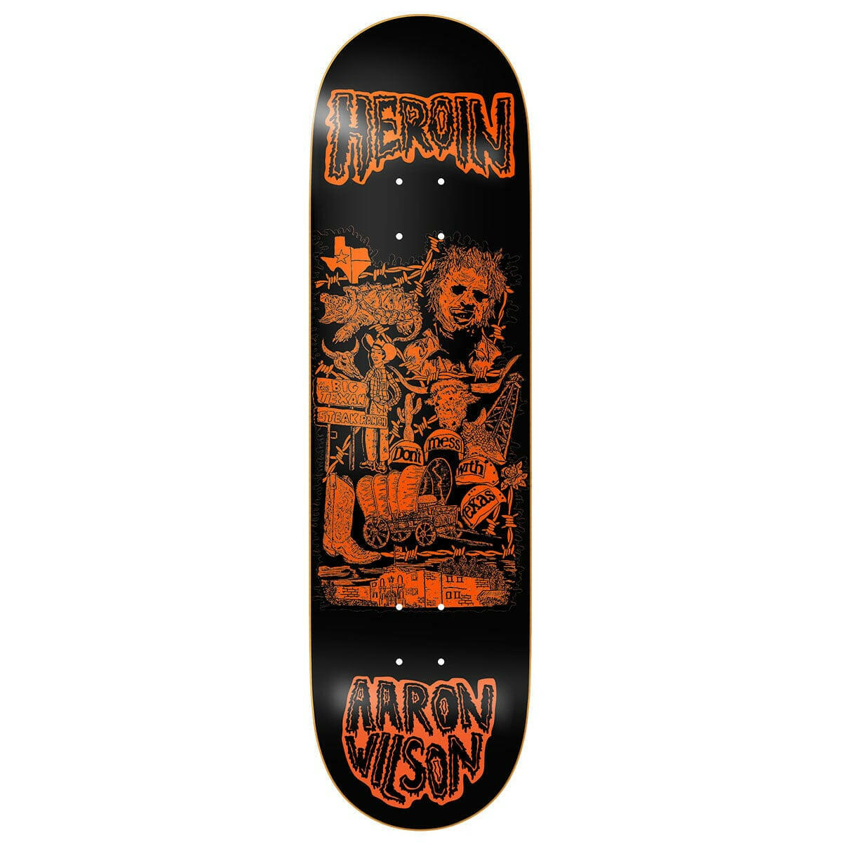 Heroin - Aaron Wilson Allegory of Fear 8.75 Skateboard Deck.