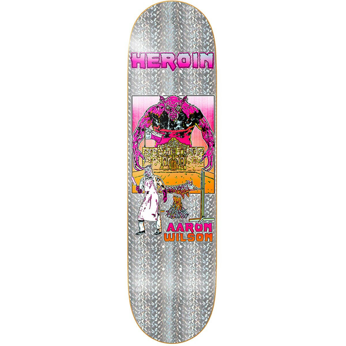 Heroin - Aaron Wilson Hellscape 8.5 Skateboard Deck.