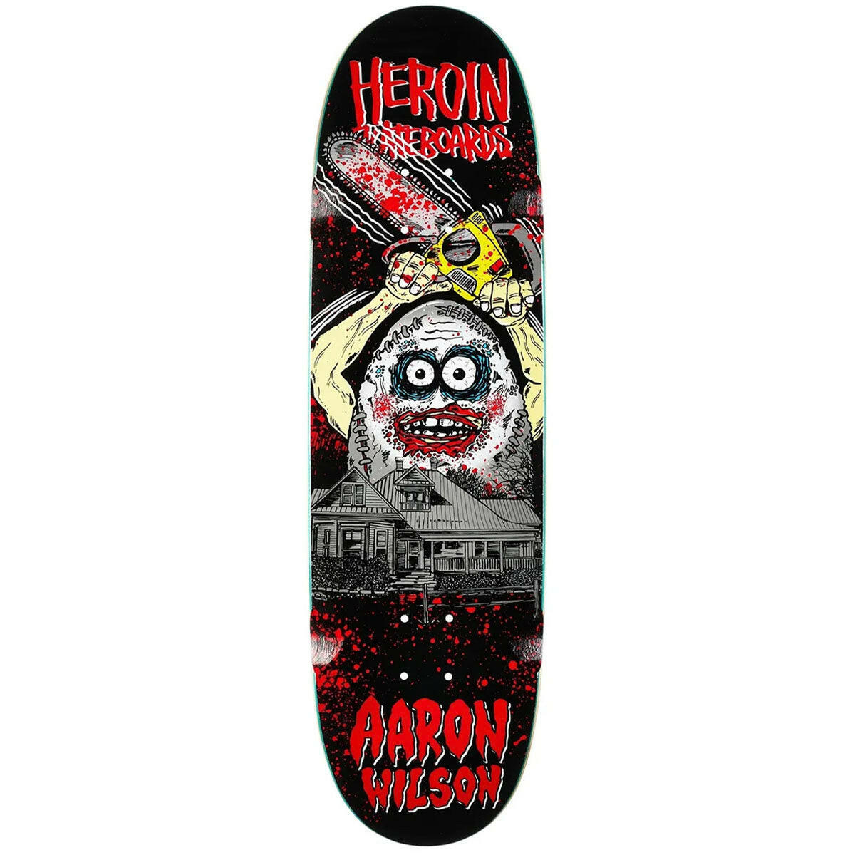Heroin - Aaron Wilson Teggxas Egg 2 8.88 Skateboard Deck.