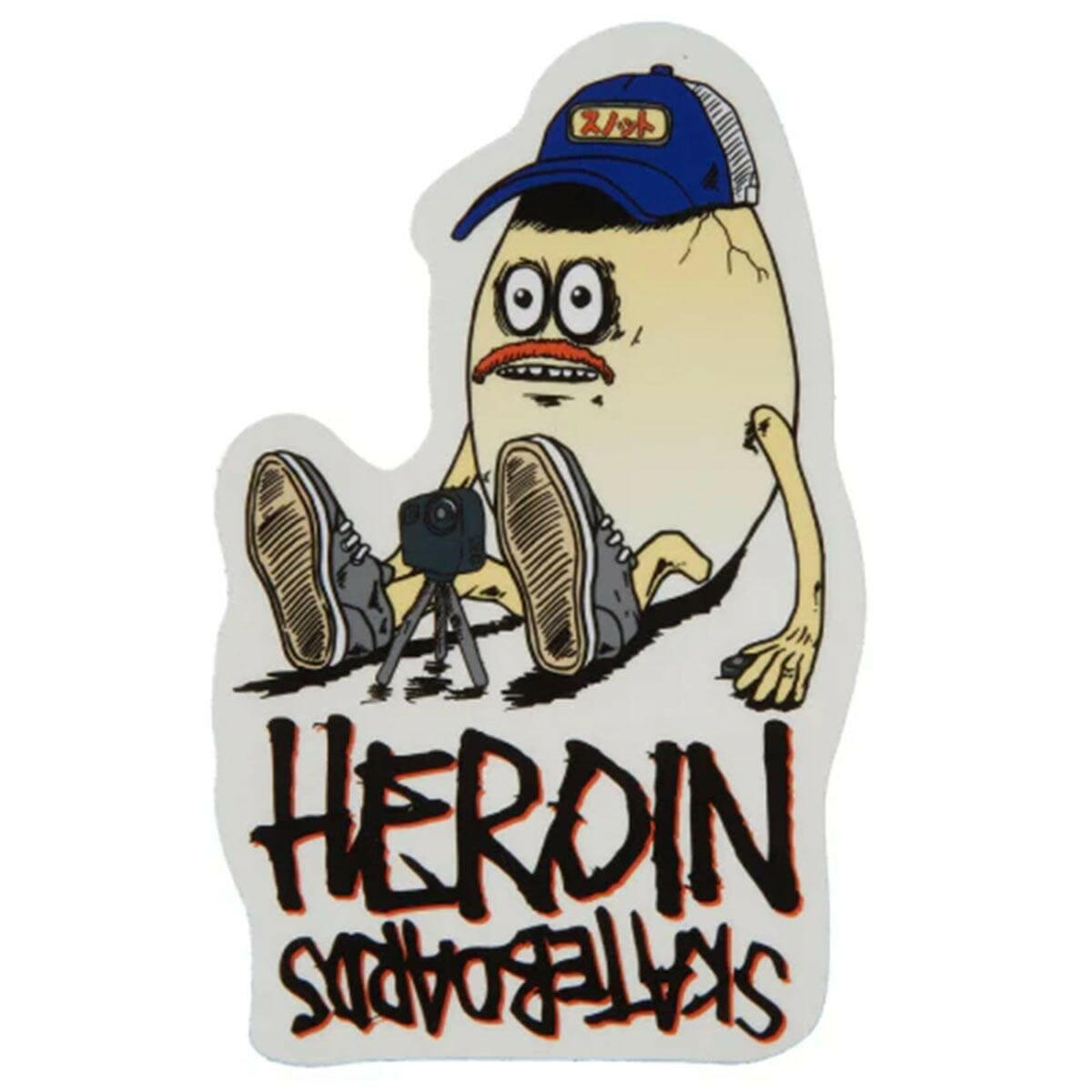Heroin - Bail Gun Gary 4 6" Sticker.