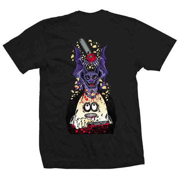 Heroin Bat Egg Tee Black Back
