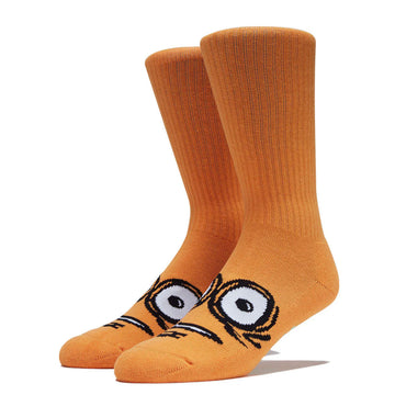 Heroin Big Egg Socks Neon Orange