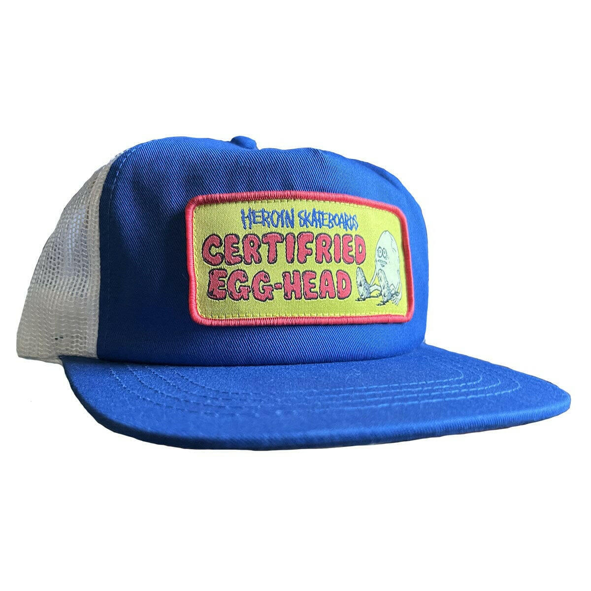 Heroin - Certifried Trucker Hat Blue.