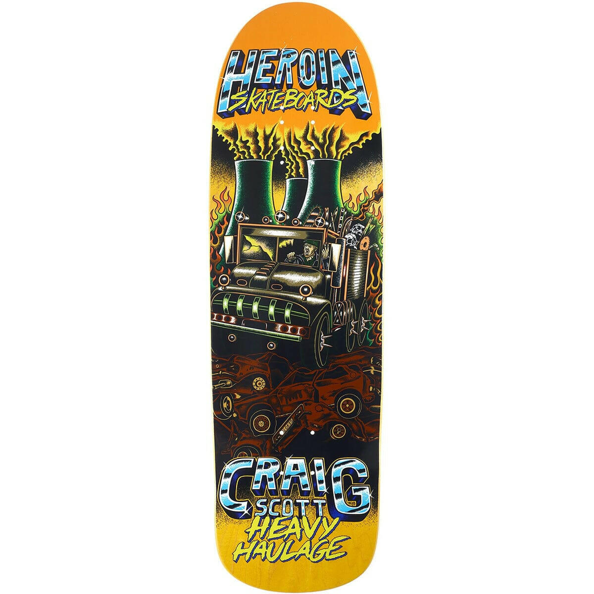Heroin - Craig Questions Heavy Haulage 9.5 Skateboard Deck.