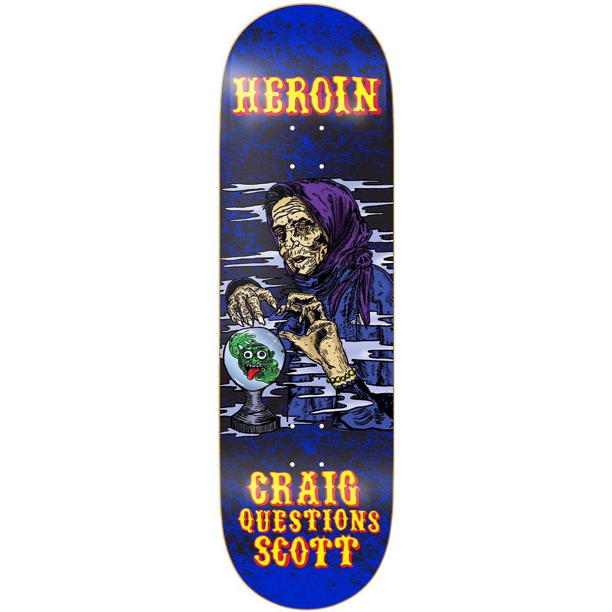 Heroin Craig Questions KO2 Fortune Teller 9.25 Skateboard Deck
