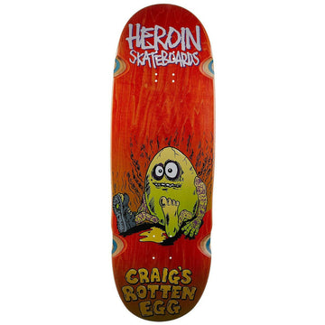 Heroin - Craig Questions Craig’s Rotten Egg 10.0 Skateboard Deck.