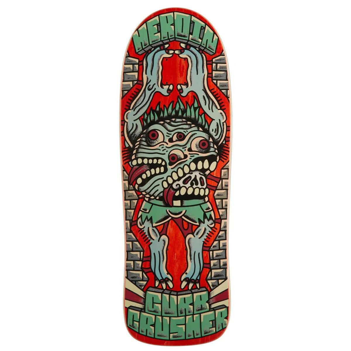 Heroin - Curb Crusher x Crawe 10.25 Skateboard Deck.