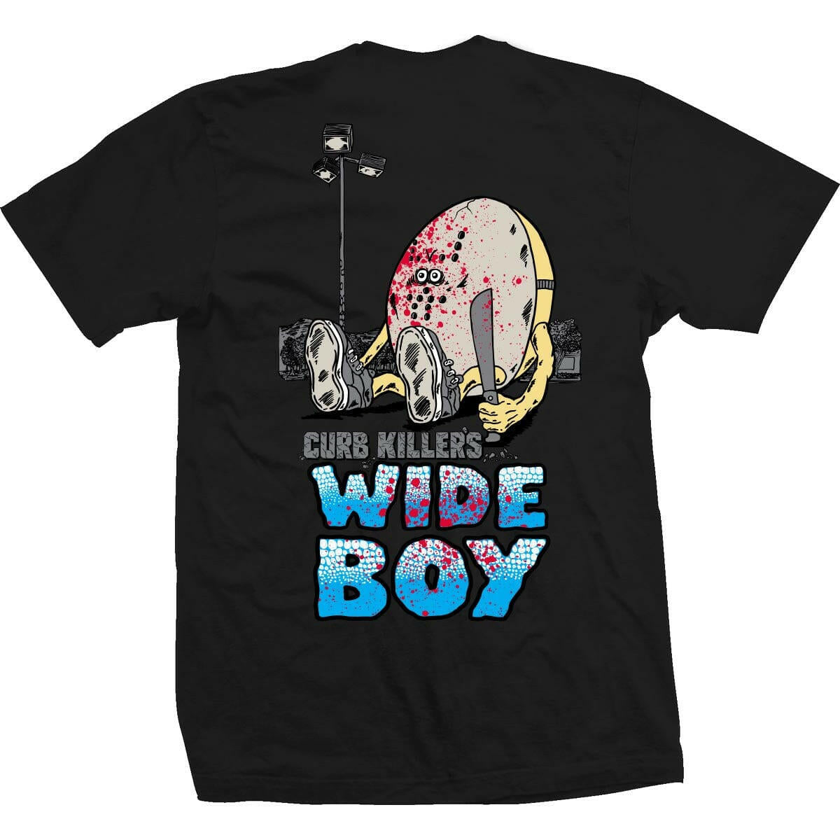 Heroin - Curb Killer Wide Boy Tee Black.