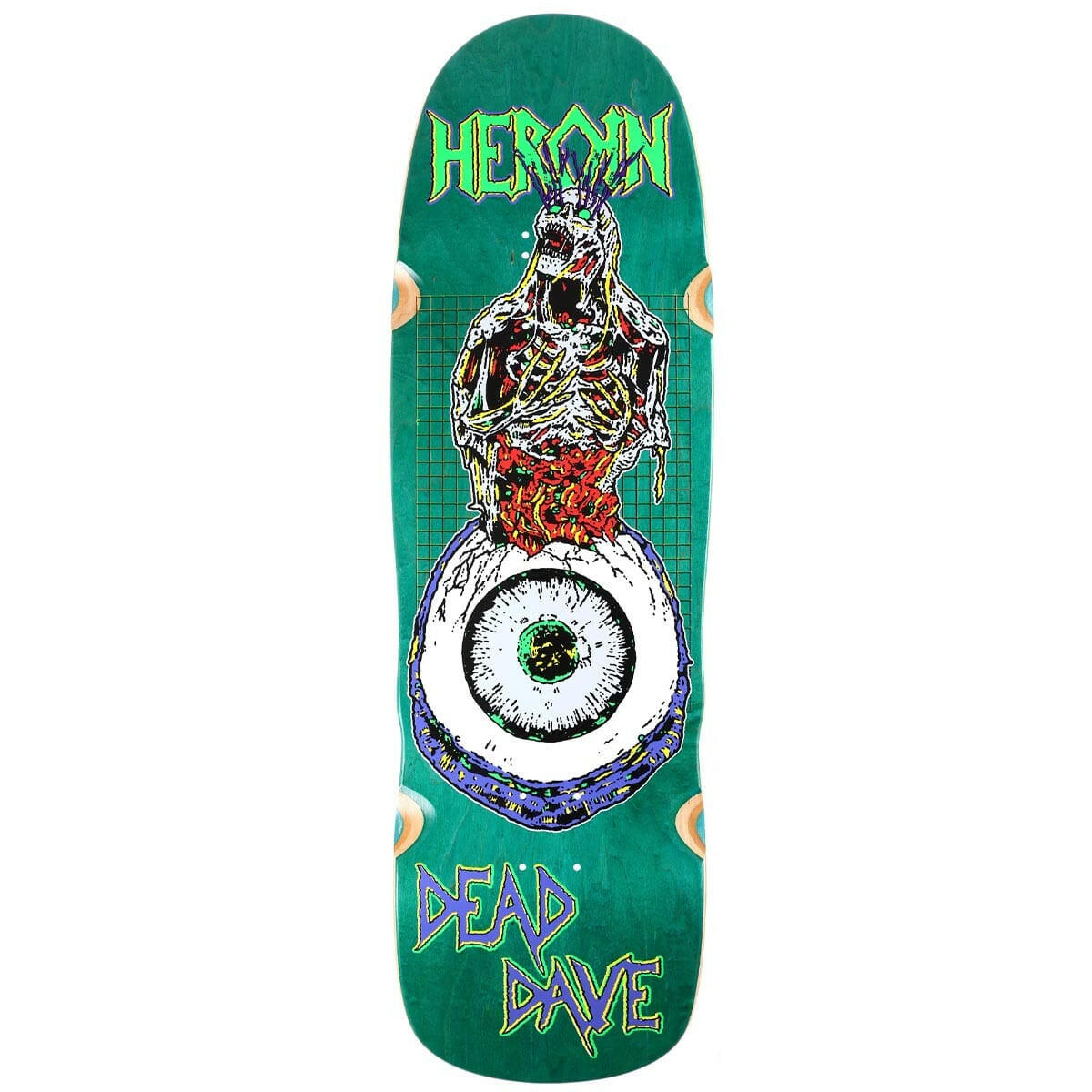 Heroin - Dead Dave Die Tonight 10.1 Skateboard Deck.