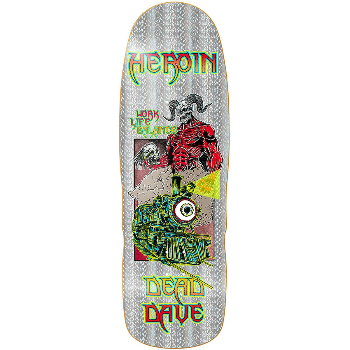 Heroin - Dead Dave Hellscape 10.1 Skateboard Deck.
