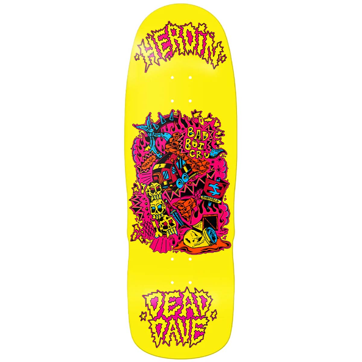 Heroin - Dead Dave Trainlines 10.125 Skateboard Deck