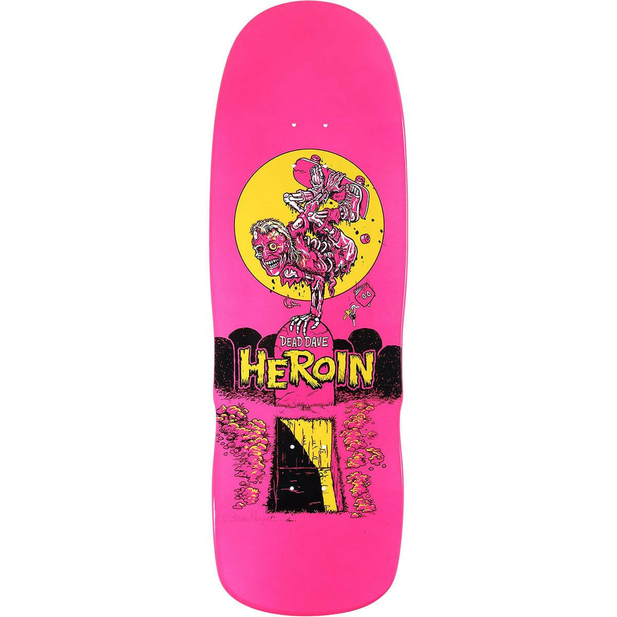 Heroin - Dead Dave Zombie 10.4 Skateboard Deck.