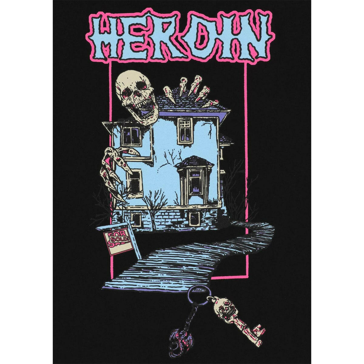 Heroin - Die Tonight Tee Black.