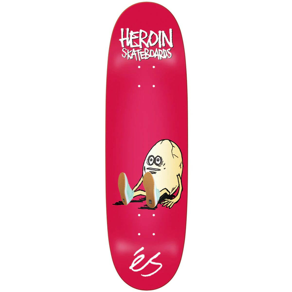 Heroin - Eggcell Symmetrical 9.0 Skateboard Deck.