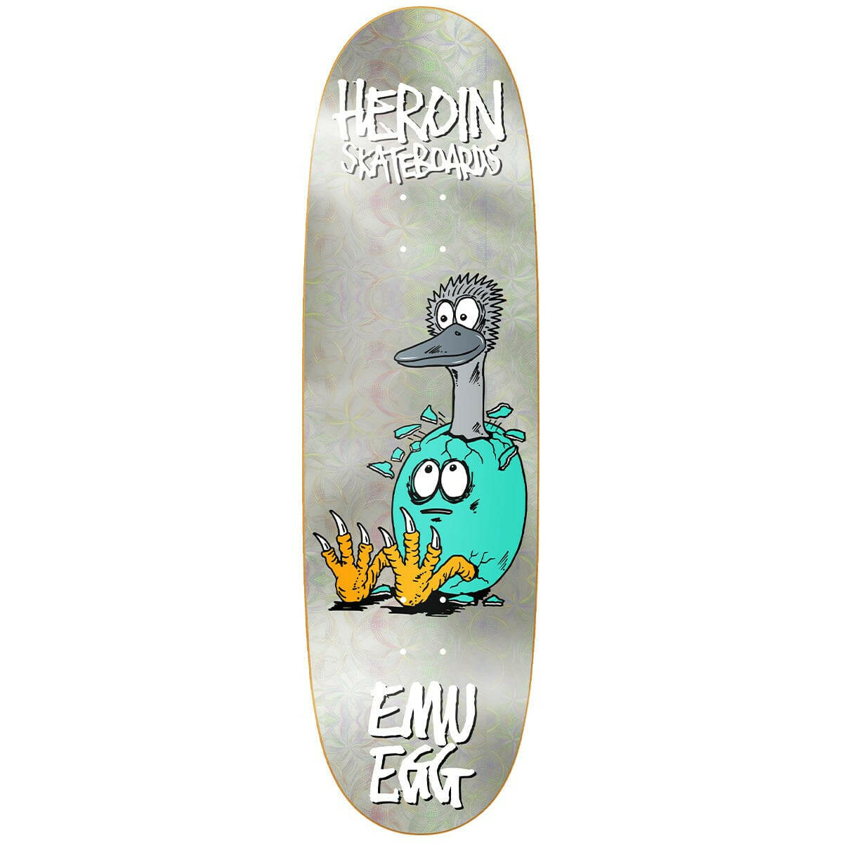 Heroin - Emu Egg 9.25 Skateboard Deck.