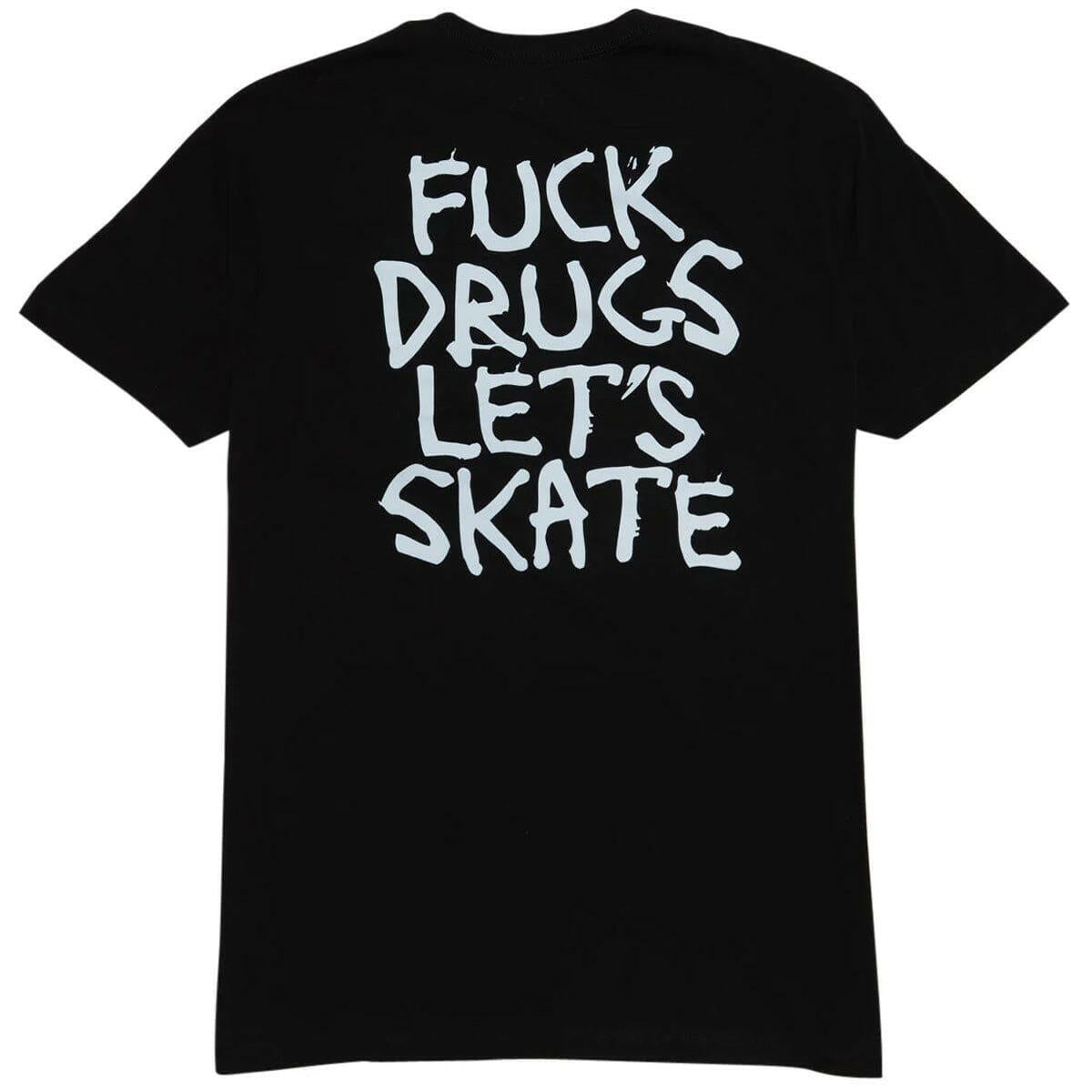 Heroin - F#ck Drugs Tee Black.