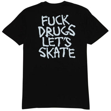 Heroin - F#ck Drugs Tee Black.