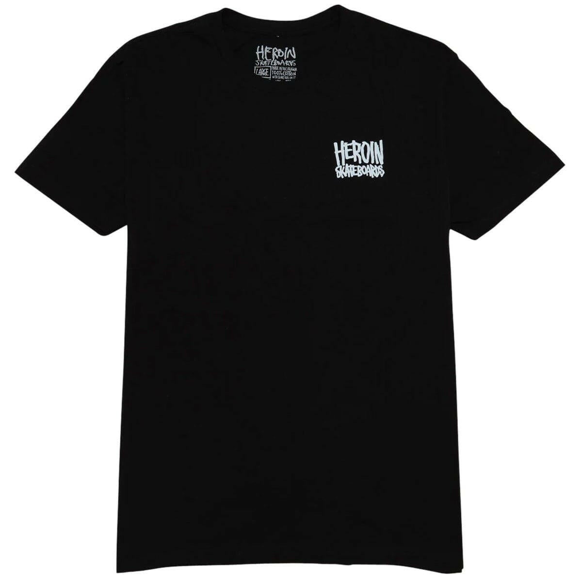 Heroin - F#ck Drugs Tee Black.