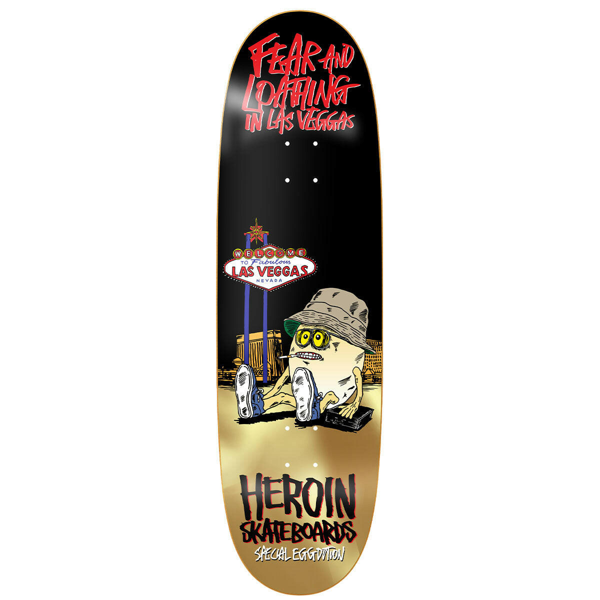 Heroin - Fear & Loathing in Las Vegas 9.0 Skateboard Deck.