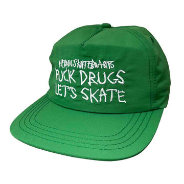 Heroin F#ck Drugs Snapback Green