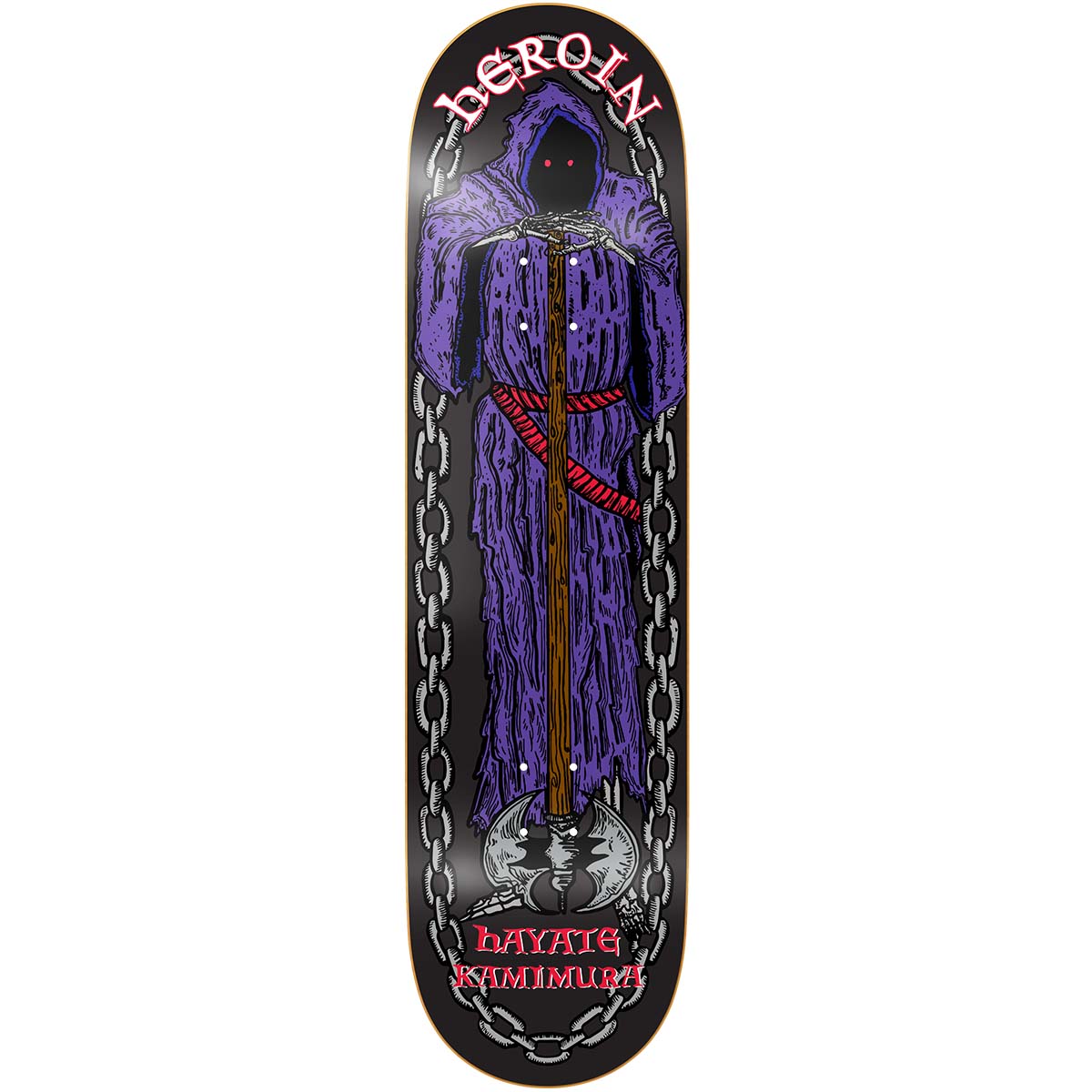 Heroin Hayate Kamimura KO2 Axe Man 8.25 Skateboard Deck