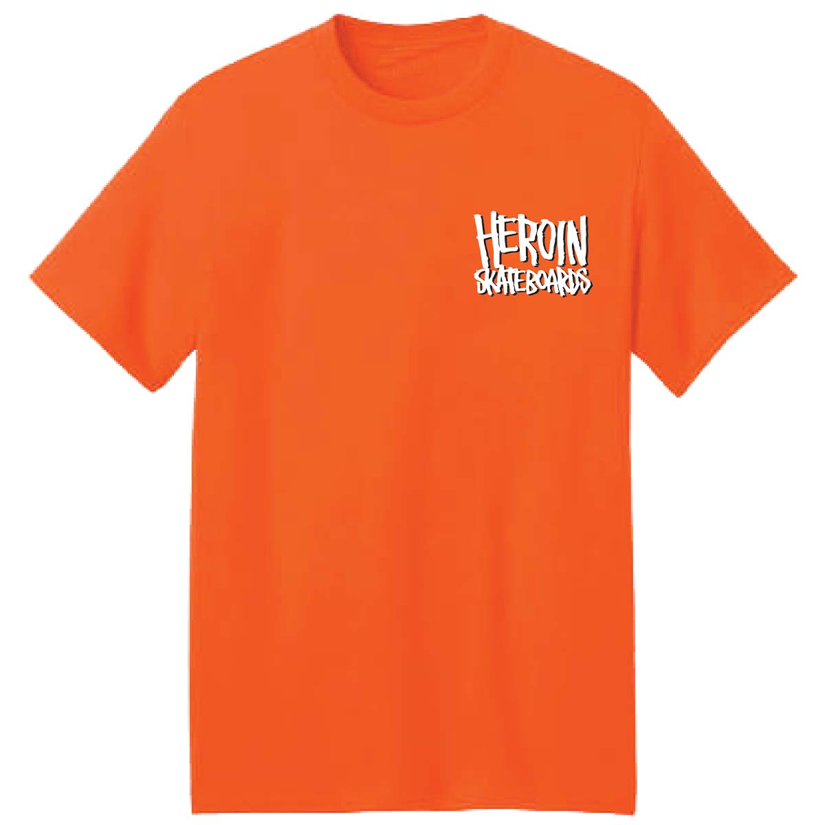 Heroin Hills Have Eggs Tee Orange Front