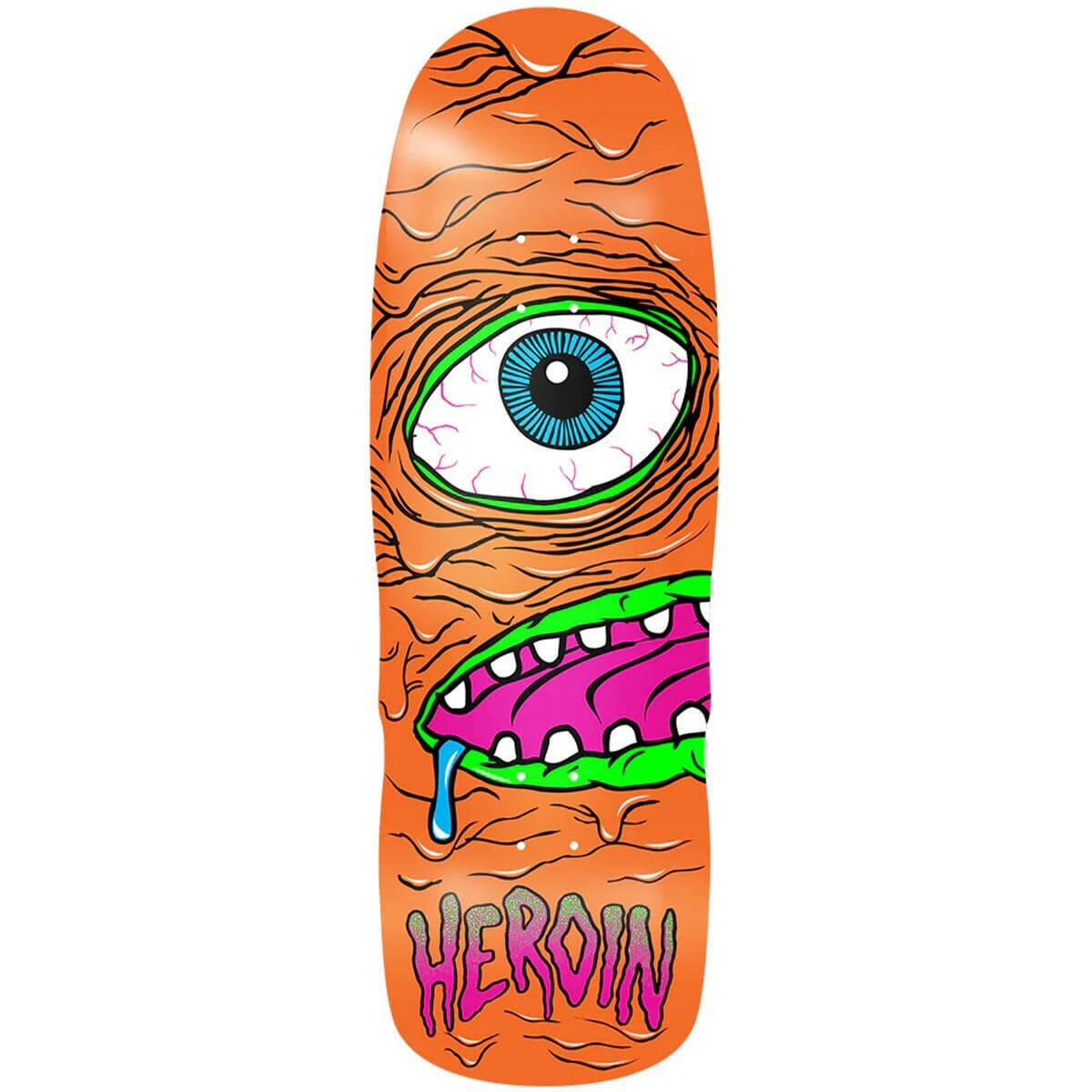 Heroin - Mega Mutant 10.4 Skateboard Deck.