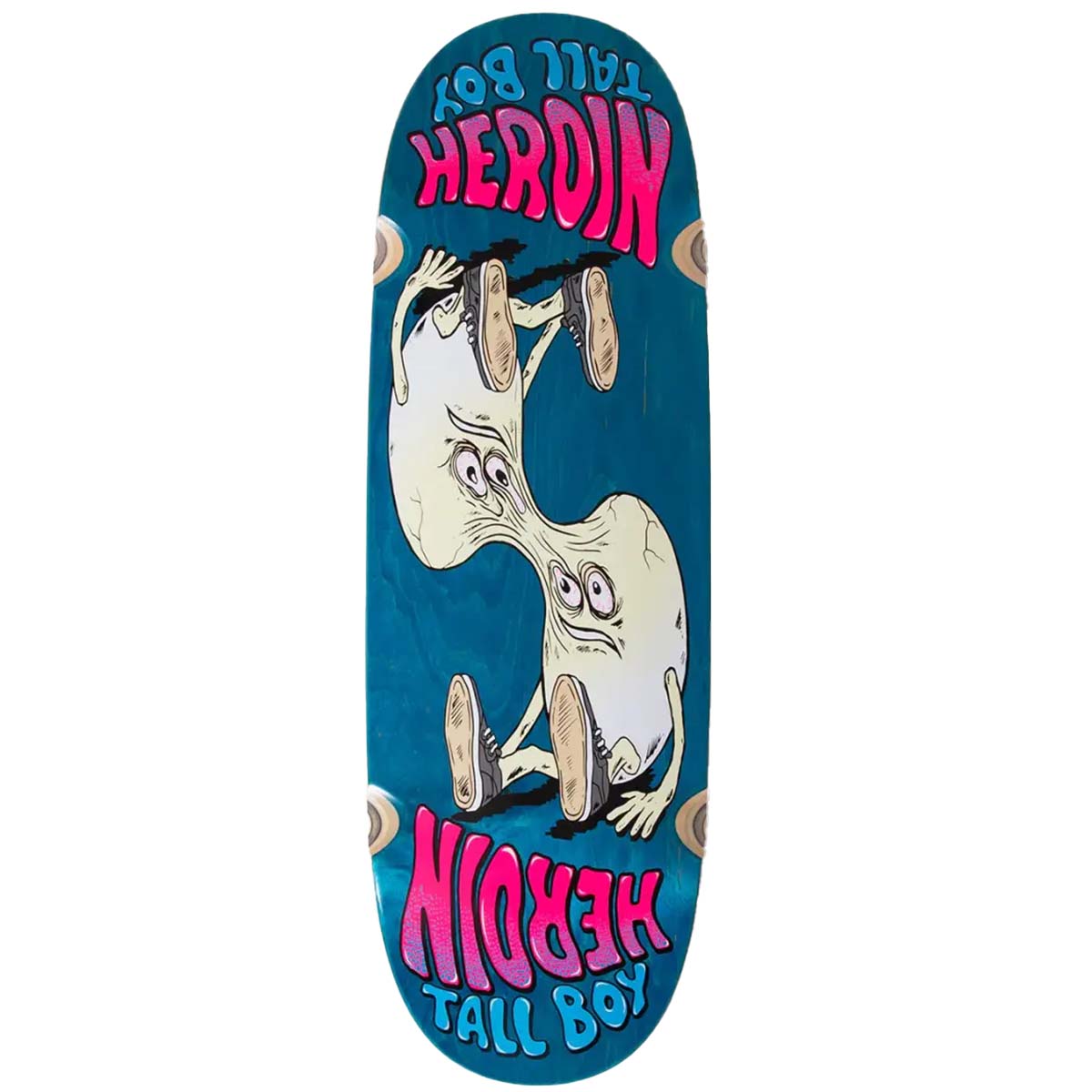 Heroin Merged Tall Boy Dark Blue 10.25 Skateboard Deck
