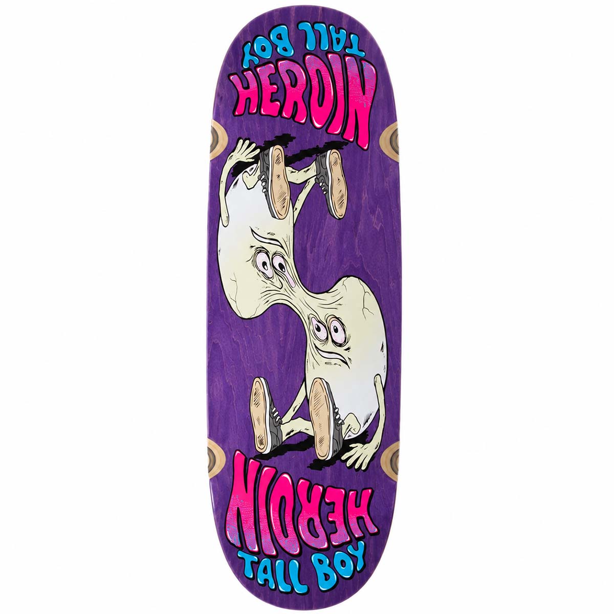 Heroin Merged Tall Boy Purple 10.25 Skateboard Deck