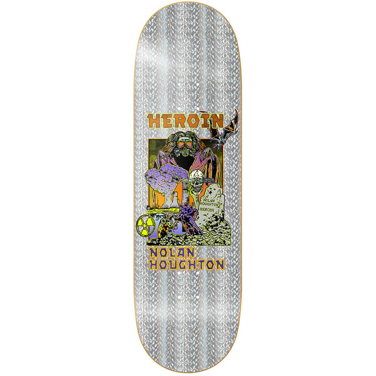 Heroin - Nolan Noughton Hellscape 9.5 Skateboard Deck.