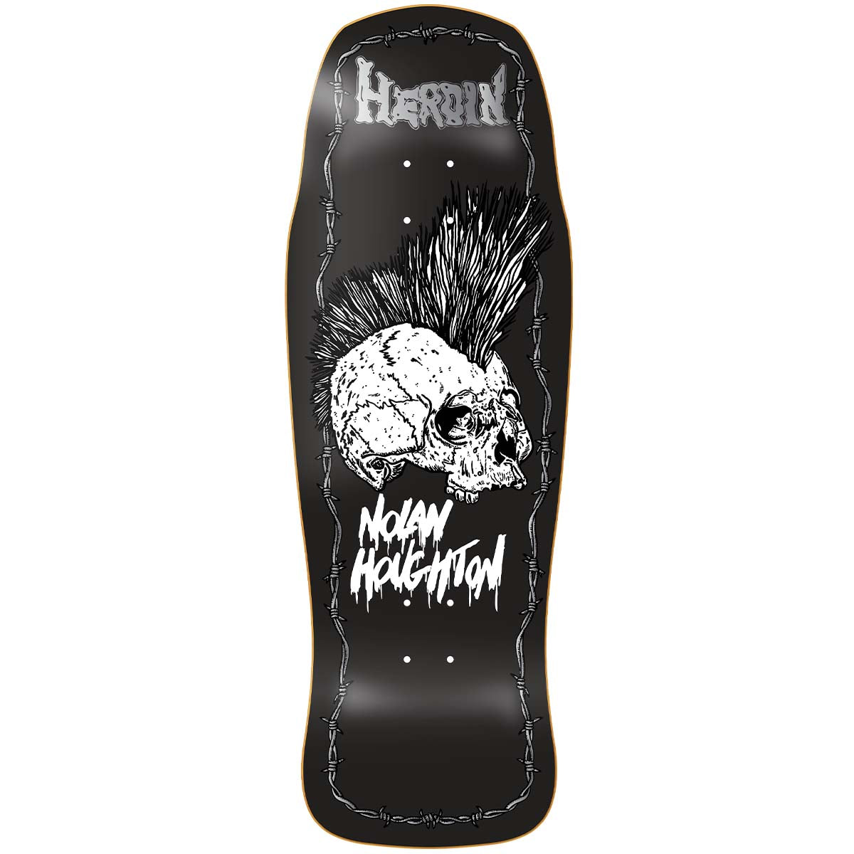 Heroin Nolan Houghton KO2 Skull 10.25 Skateboard Deck