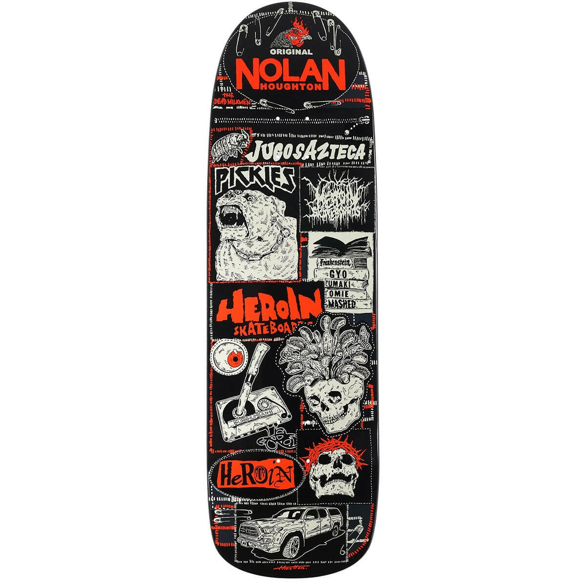 Heroin - Nolan Houghton Nolan's Original 9.6 Skateboard Deck.