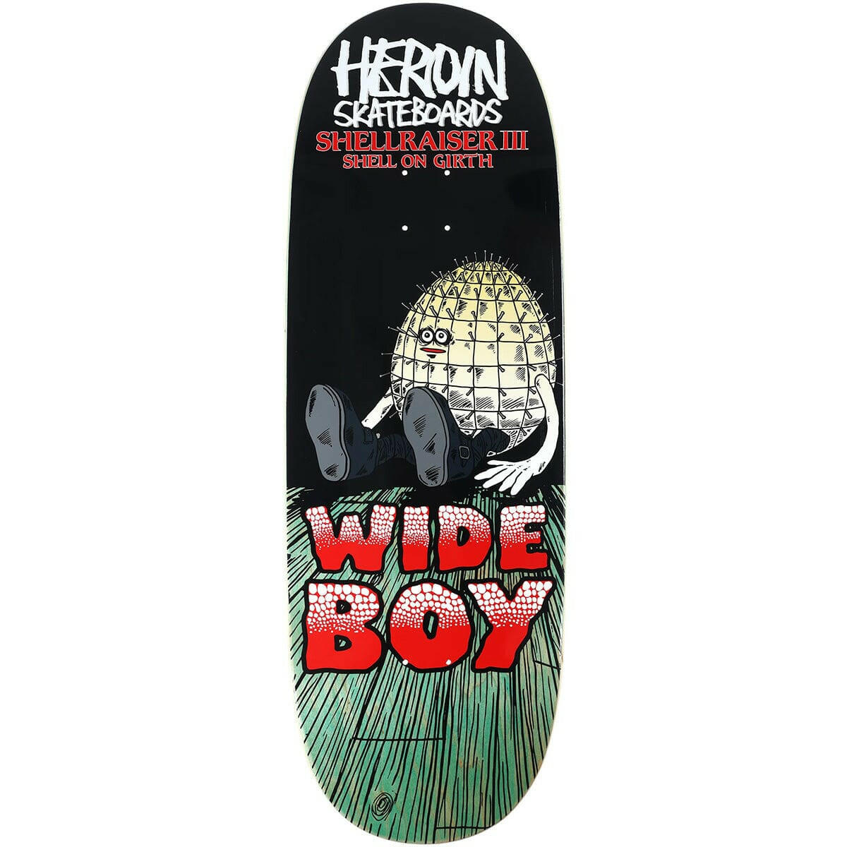 Heroin - Shellraiser 3 10.75 Skateboard Deck.
