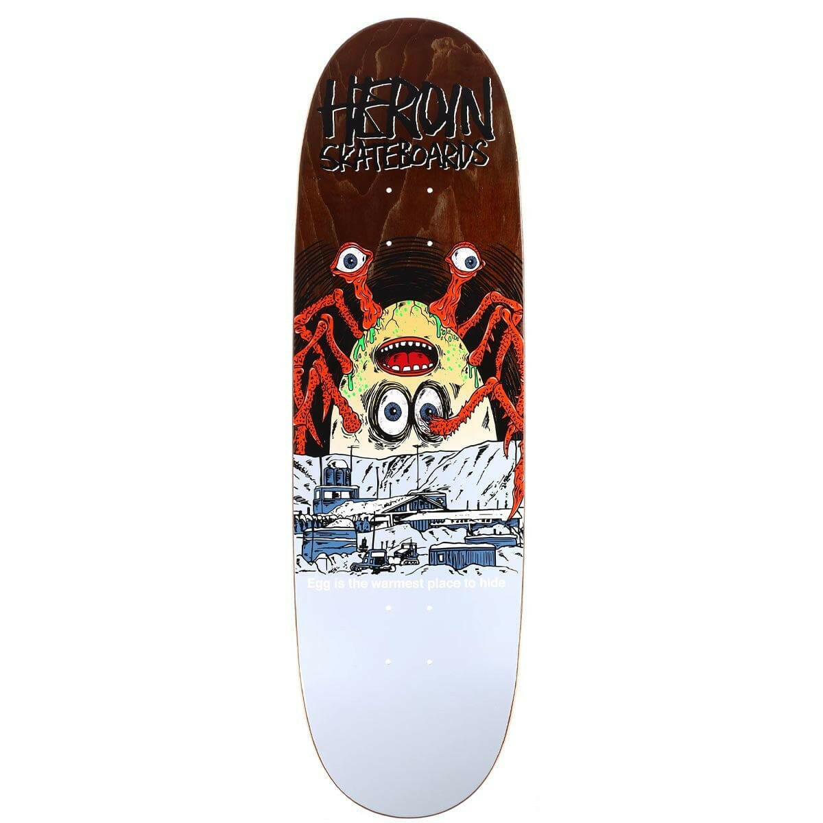 Heroin - Space Egg 2 9.4 Skateboard Deck.