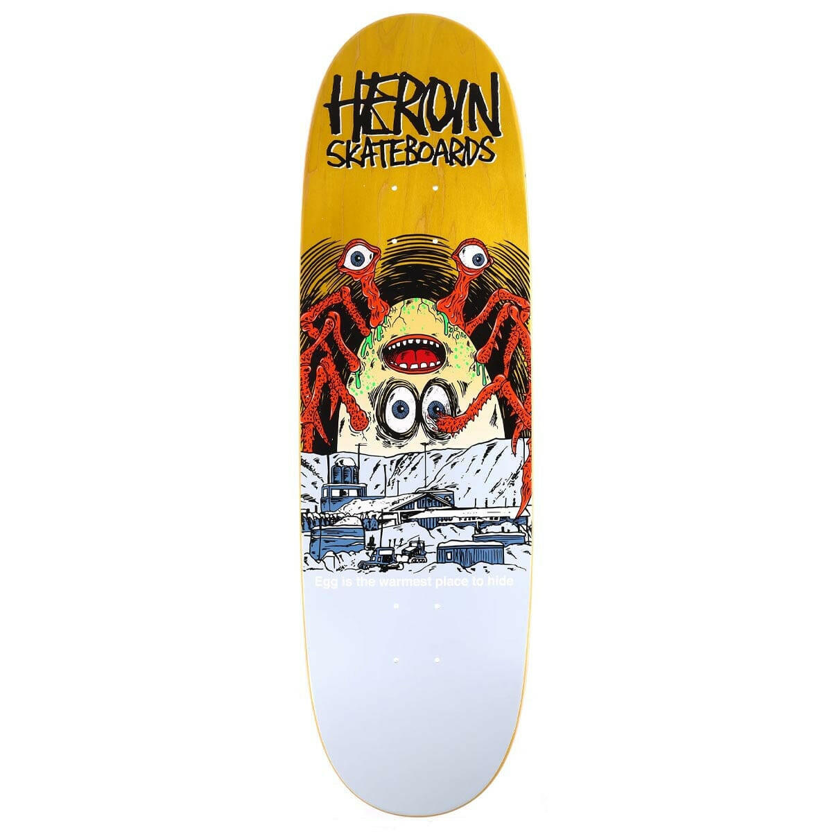 Heroin - Space Egg 2 9.4 Skateboard Deck.