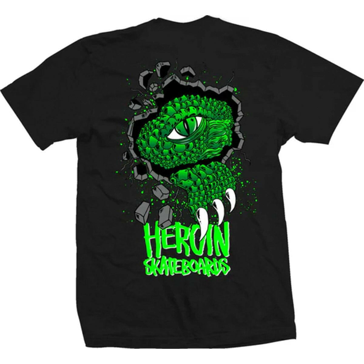 Heroin - Swamp Gator Tee Black.