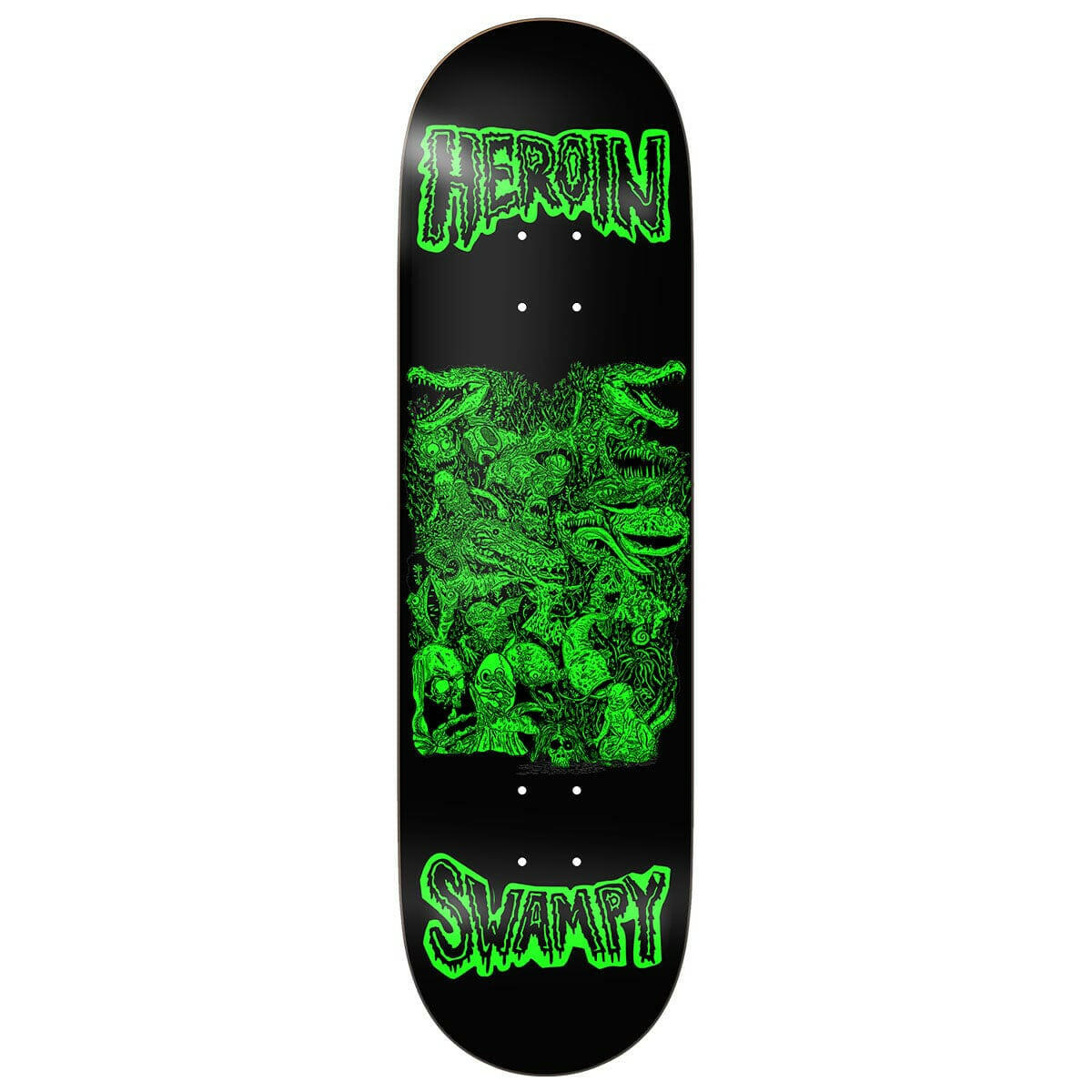 Heroin - Swampy Allegory of Fear 9.0 Skateboard Deck.