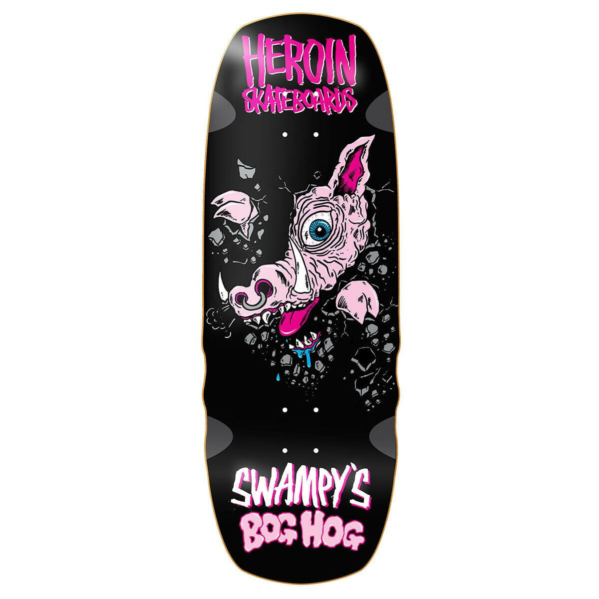 Heroin - Swampy’s Bog Hog 10.75 Skateboard Deck.