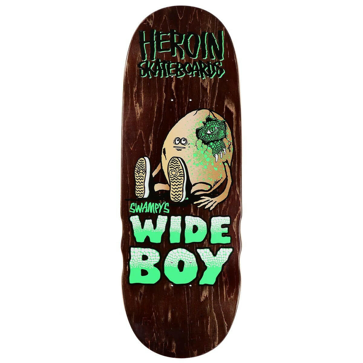 Heroin - Swampy's Wide Boy 10.75 Skateboard Deck.