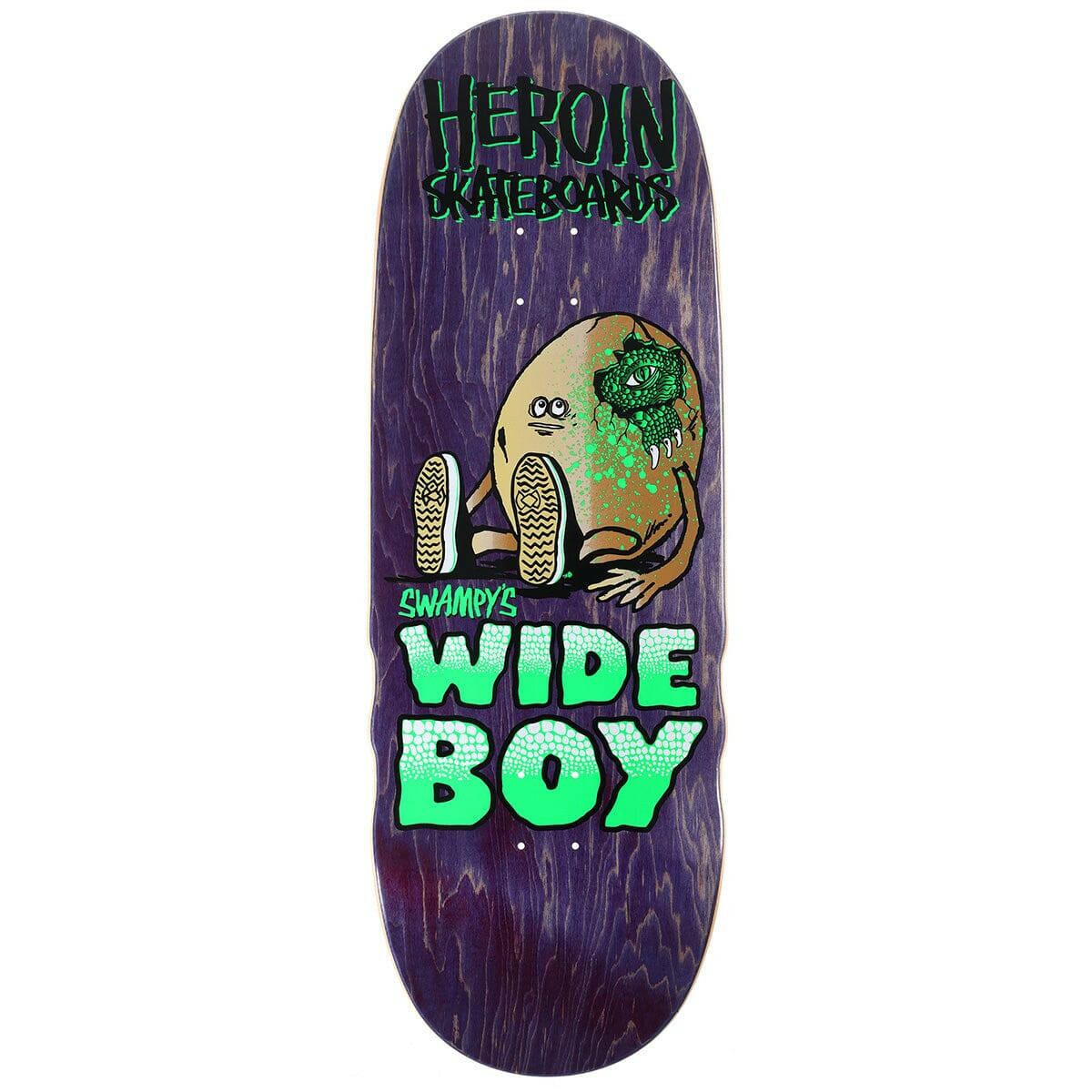 Heroin - Swampy's Wide Boy 10.75 Skateboard Deck.