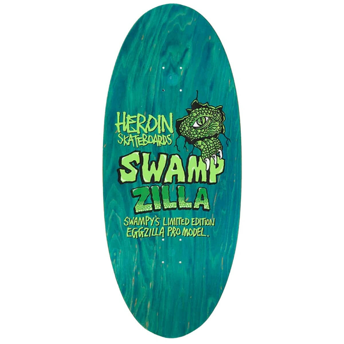 Heroin - Swamp-Zilla 13.0 Skateboard Deck.