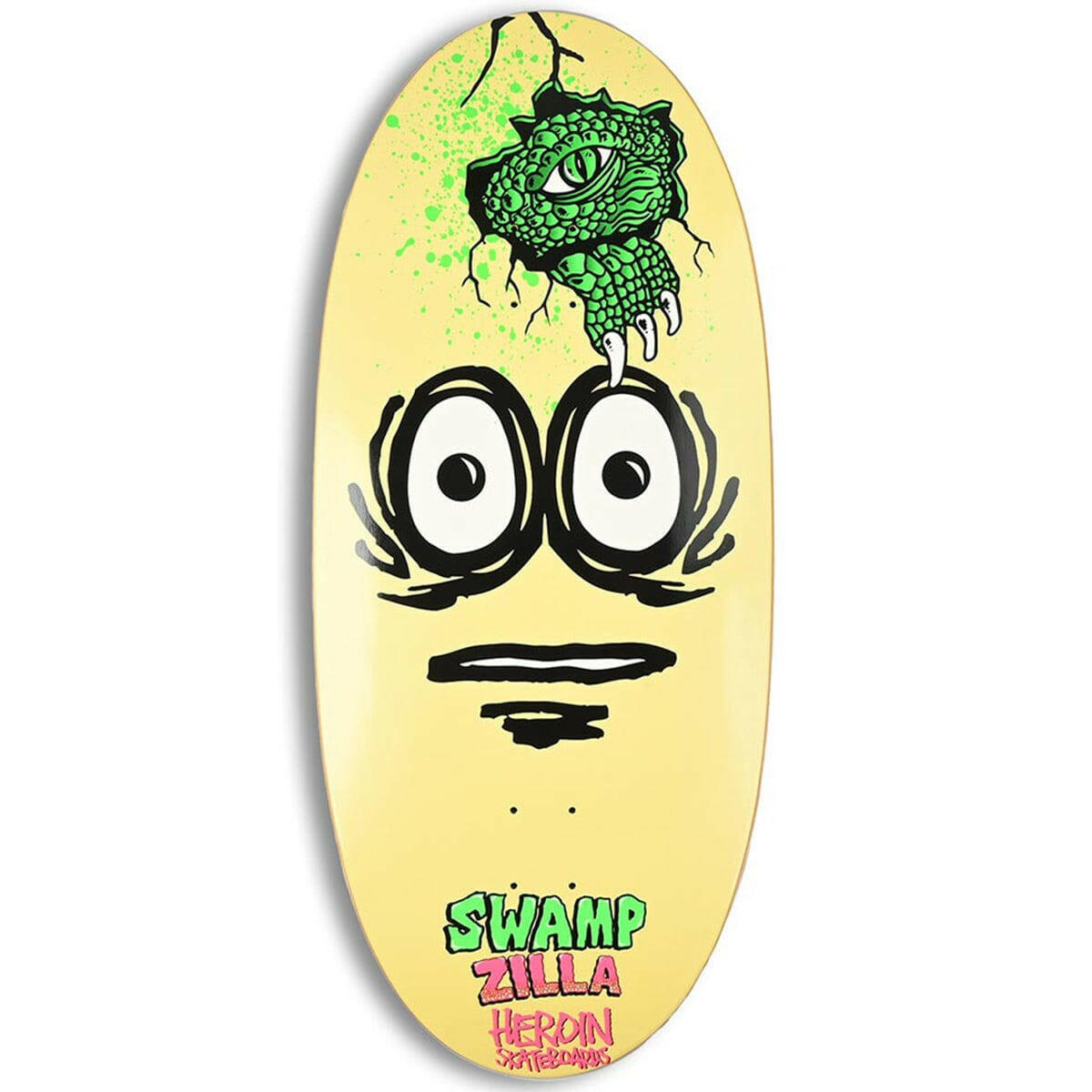 Heroin - Swamp-Zilla 13.0 Skateboard Deck.