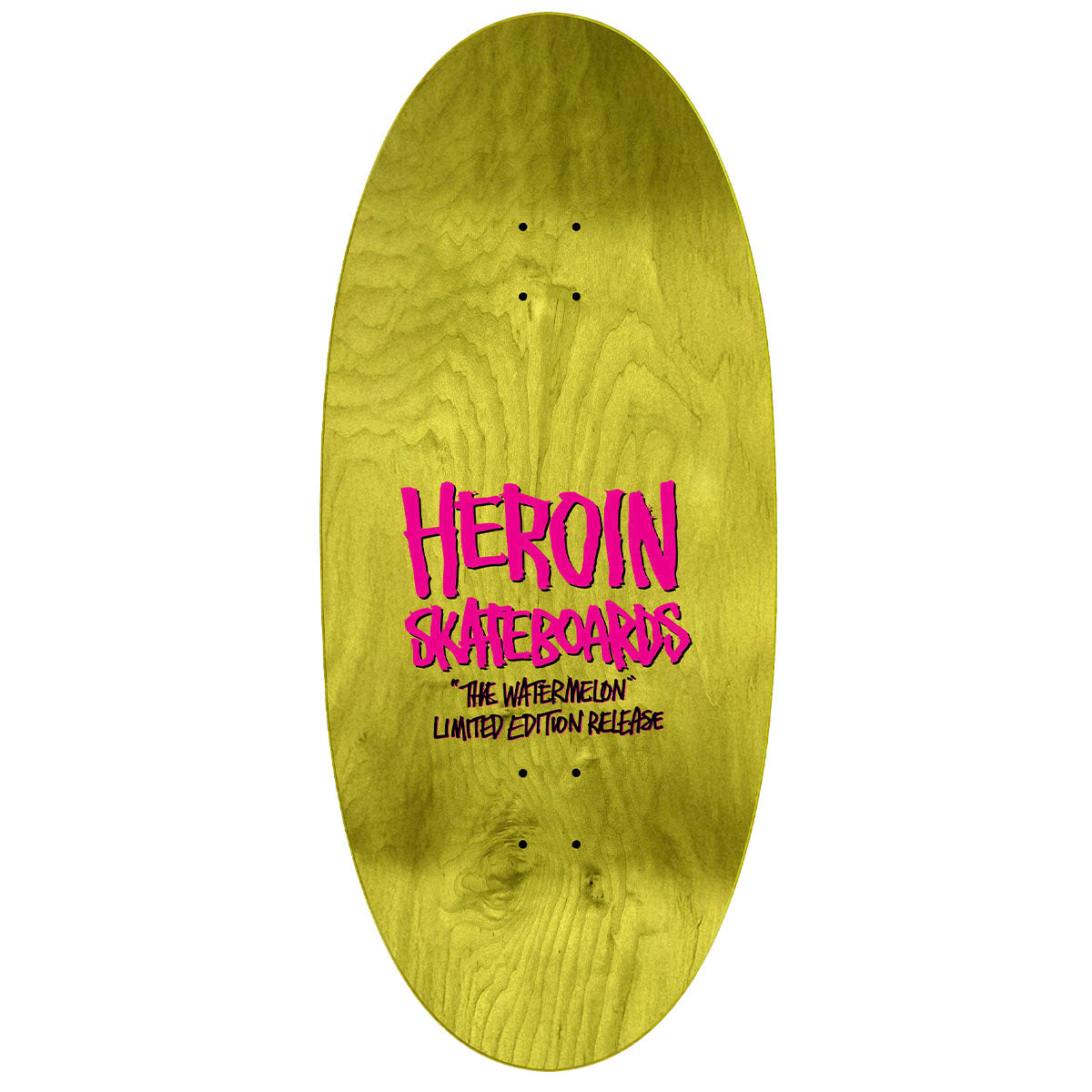 Heroin The Watermelon 13.5 Skateboard Deck Top