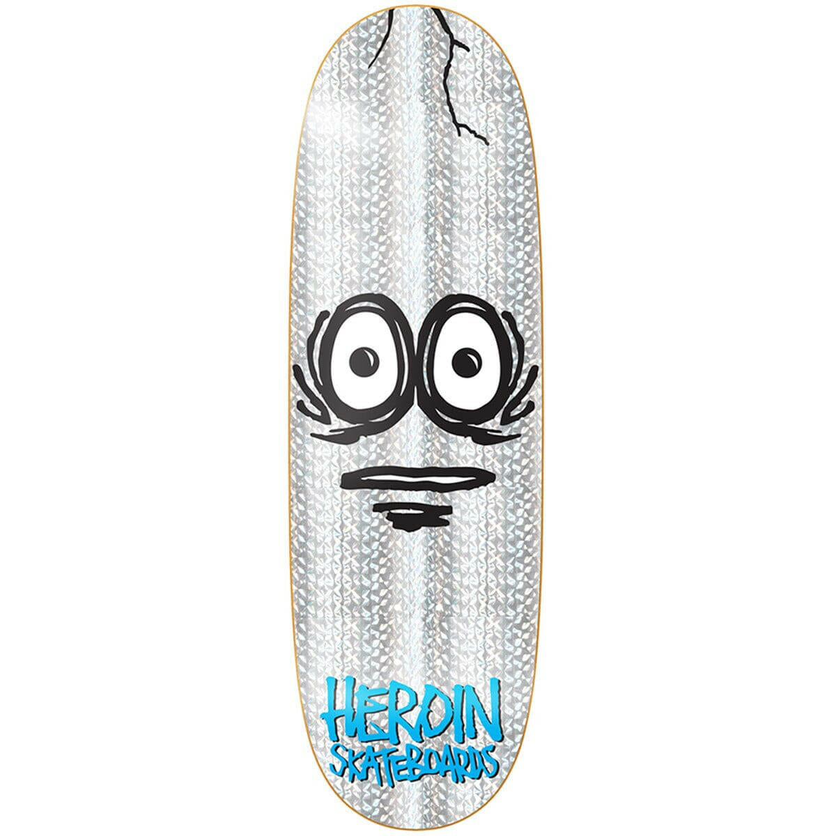 Heroin - Very Big Holo Egg 10.0 Skateboard Deck.