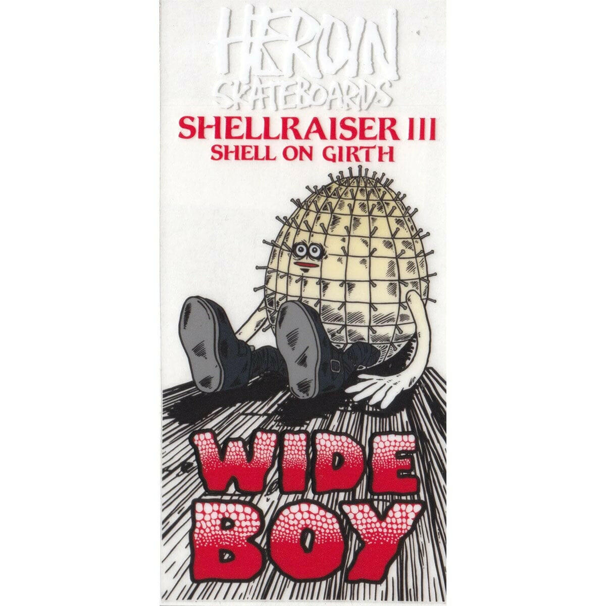 Heroin - Shellbound 6" Sticker.