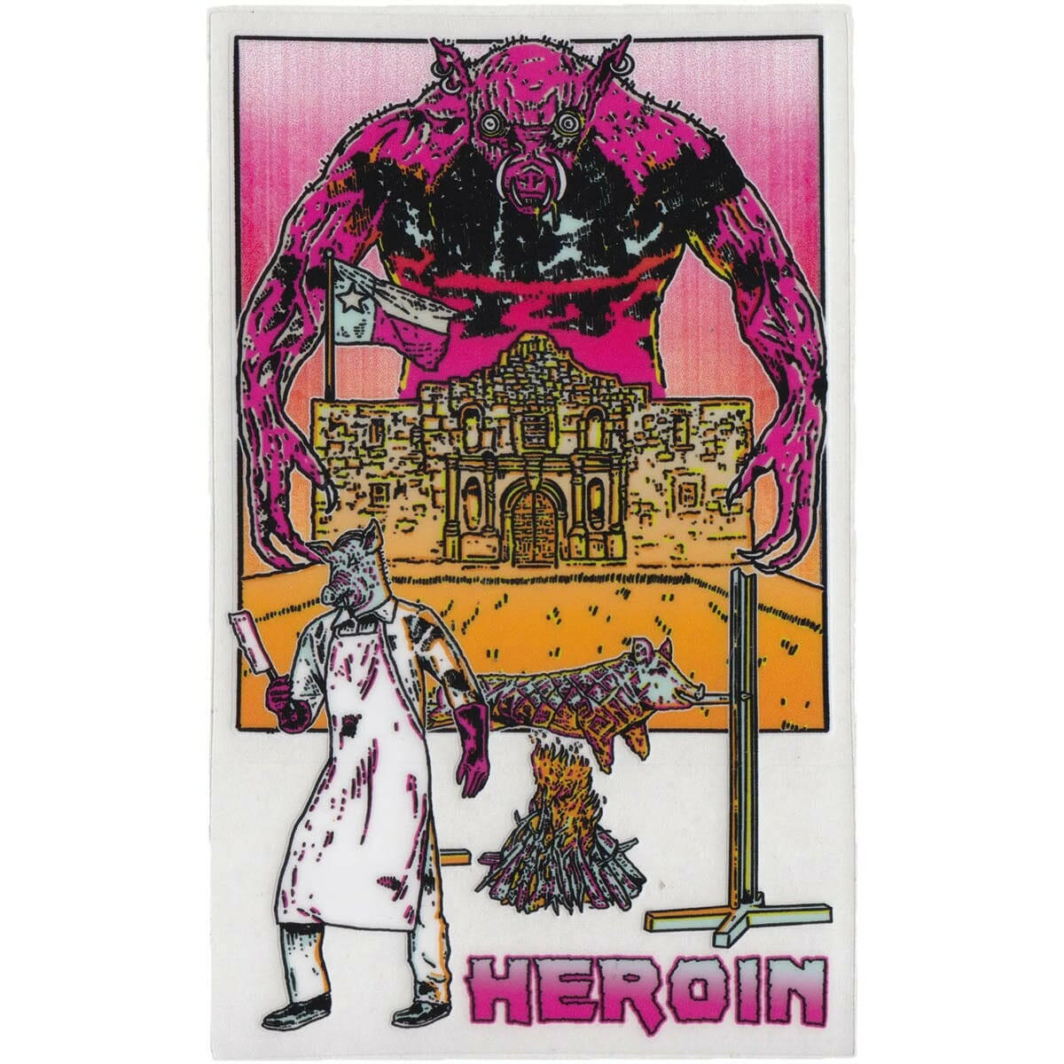 Heroin - Wilson 6" Sticker.