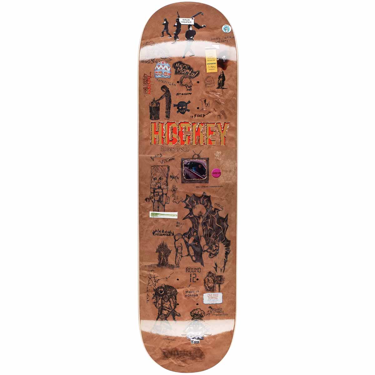 Hockey Diego Todd Paper Cover 8.5 Skateboard Deck