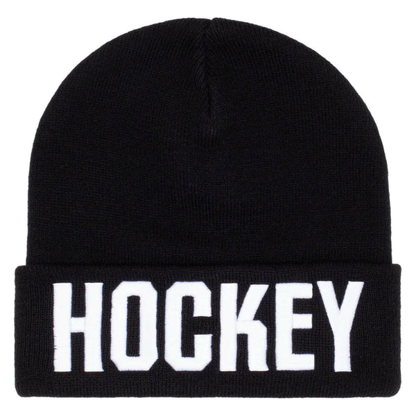 Hockey Security Black Beanie
