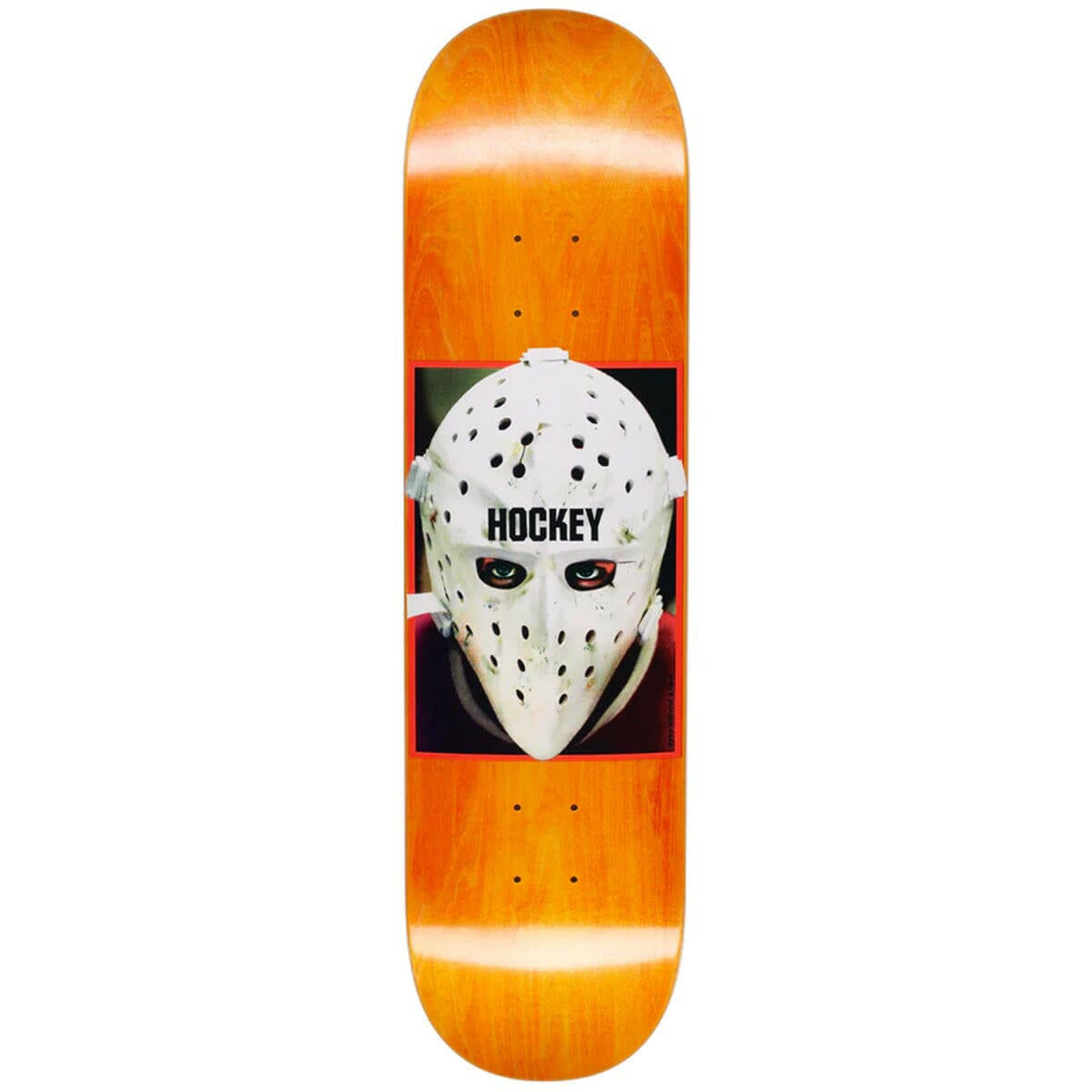 Hockey - War On Ice Orange 8.25 Skateboard Deck.