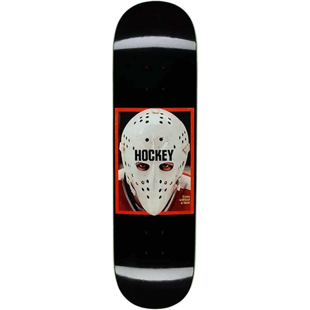 Hockey War On Ice Black Skateboard Deck.